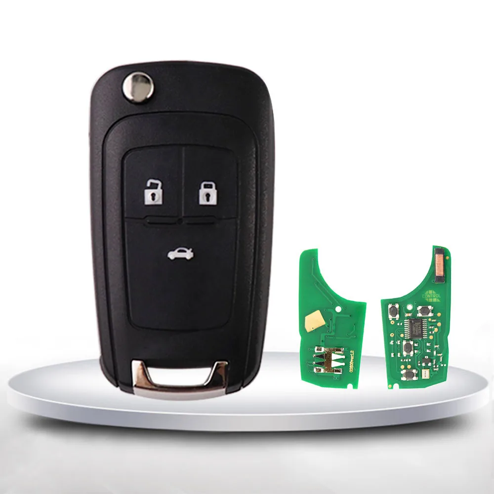 Chiave/Telecomando Per Vauxhall Opel Astra - 3 Tasto Del Di Vibrazione Pieghevole Con 433mhz Id46 Transponder Chip Chevrolet Buick Vauxhall - S49f5a842d59d43b7b0b272362c2a2a6bv