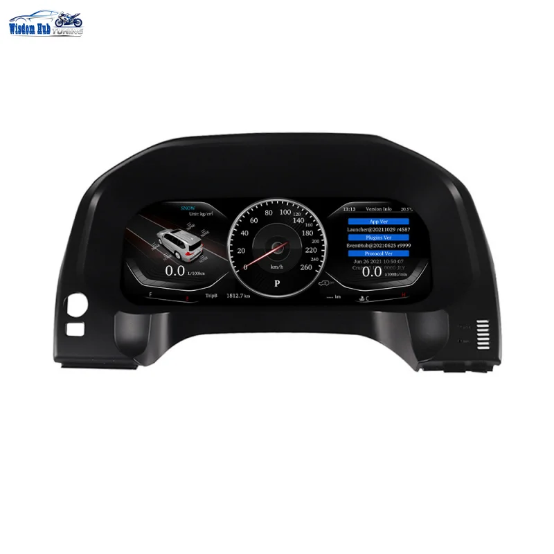 Adecuado para Toyota Nissan Patrol Y62 Jeep Wrangler Lexus LCD Panel de instrumentos modificación inteligente 5