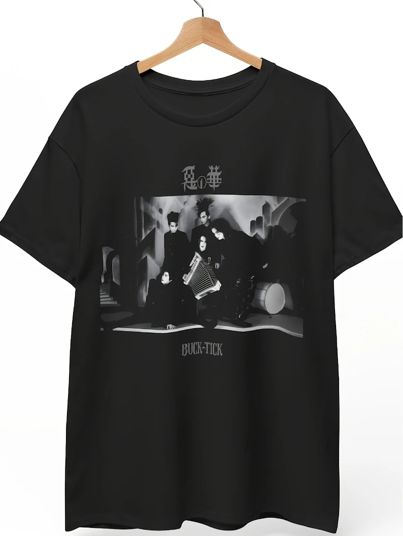 2026 Neues BU TI „Flower of Evil“ T-Shirt – Japanischer Gothic/Visual Kei Rock-Stil, Streetwear-T-Shirt aus reiner Baumwolle für Herren