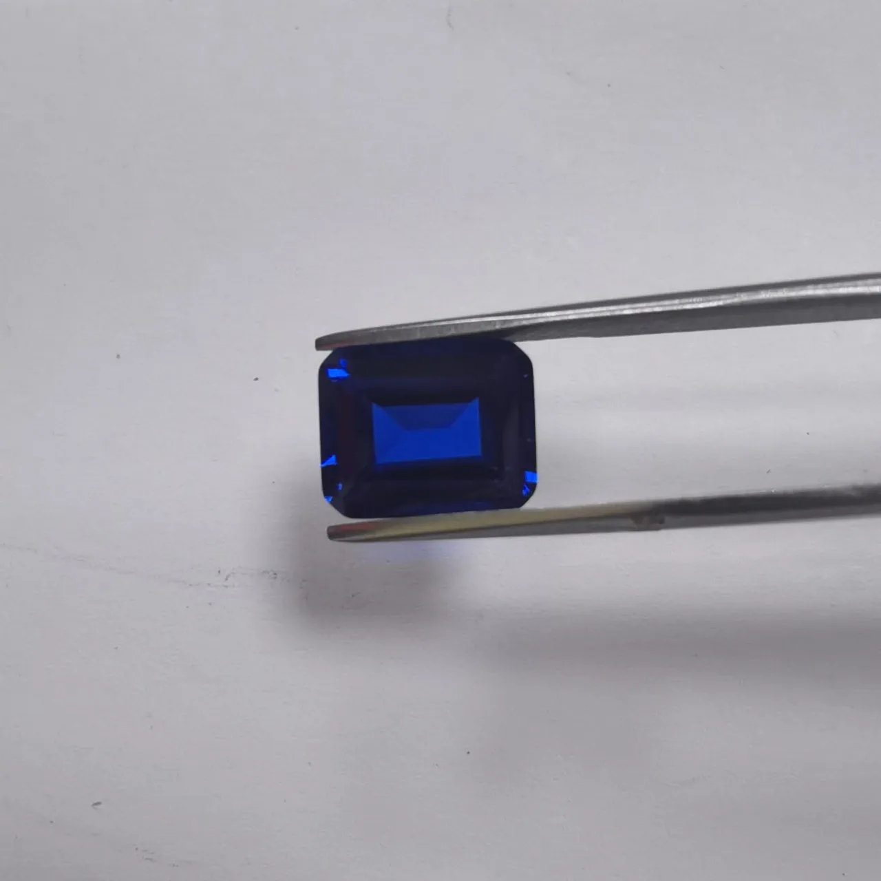Pretty Sapphire Emerald Cut Large Size 15×20mm 20.0ct For Jewelry Making VVS  Loose Gemstone Passed Test Gems