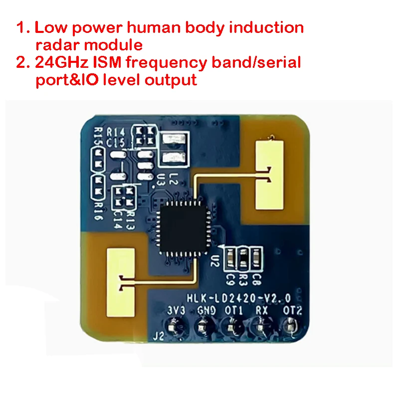 GWS 24G millimeter wave radar  human body micro motion sensing module intelligent sensor tuya zigbee intelligent high precision millimeter radar wave human presence sensor