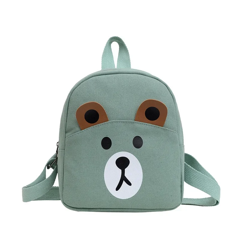 High capacity Cartoons bag School Backpack Kids School Bags For Girls Kids Bag Splicing Fawn Bags For fashion  Animal cute bear