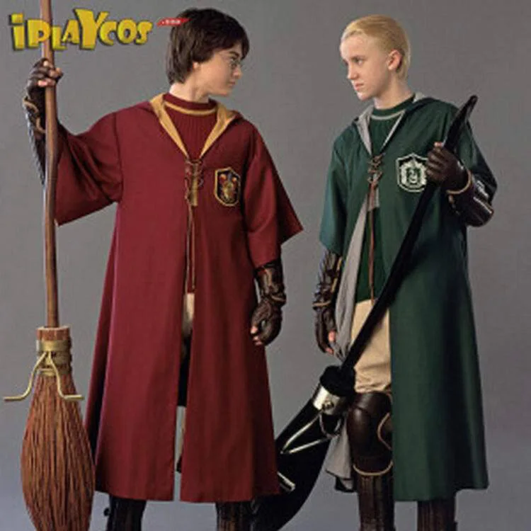 Gryffindor Harry Potter Magic Cape Cosplay Costume for Adults and Kids