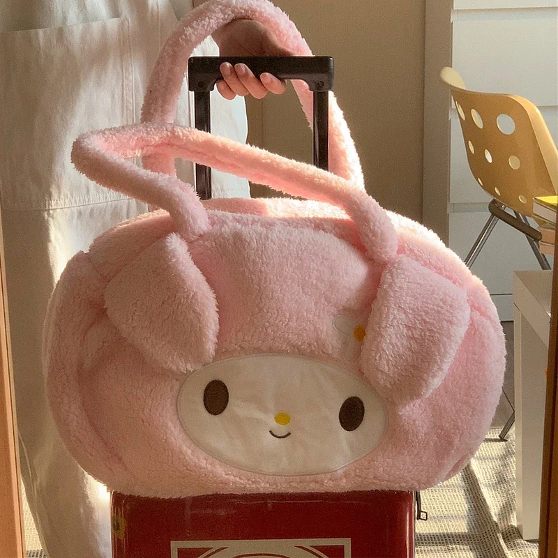 

Sanrio симпатичная Наплечная Сумка My Melody японские курьерские прекрасные плюшевые сумки Лолита сумка-мессенджер для девочки сумка для путешествий подарки на день рождения