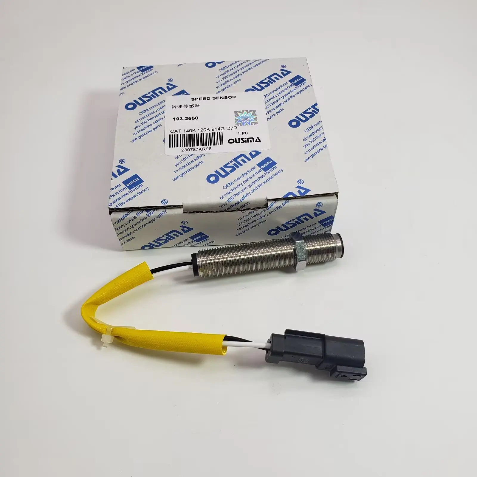 Construction Machinery Parts 193-2550 Speed Sensor For CAT 140K 120K ...