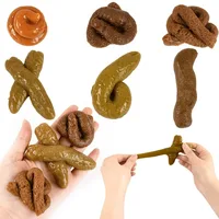 Realistic Shit Safe And Soft Plastic Fake Poop Funny Tricky Toys Pranks Gag Joke Games Party Gift Antistress Gadget Squish Toy 1