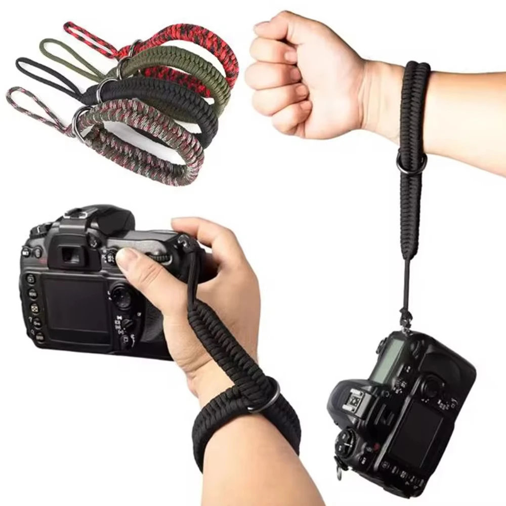 Quick Release Woven Camera Wrist Strap with Buckle