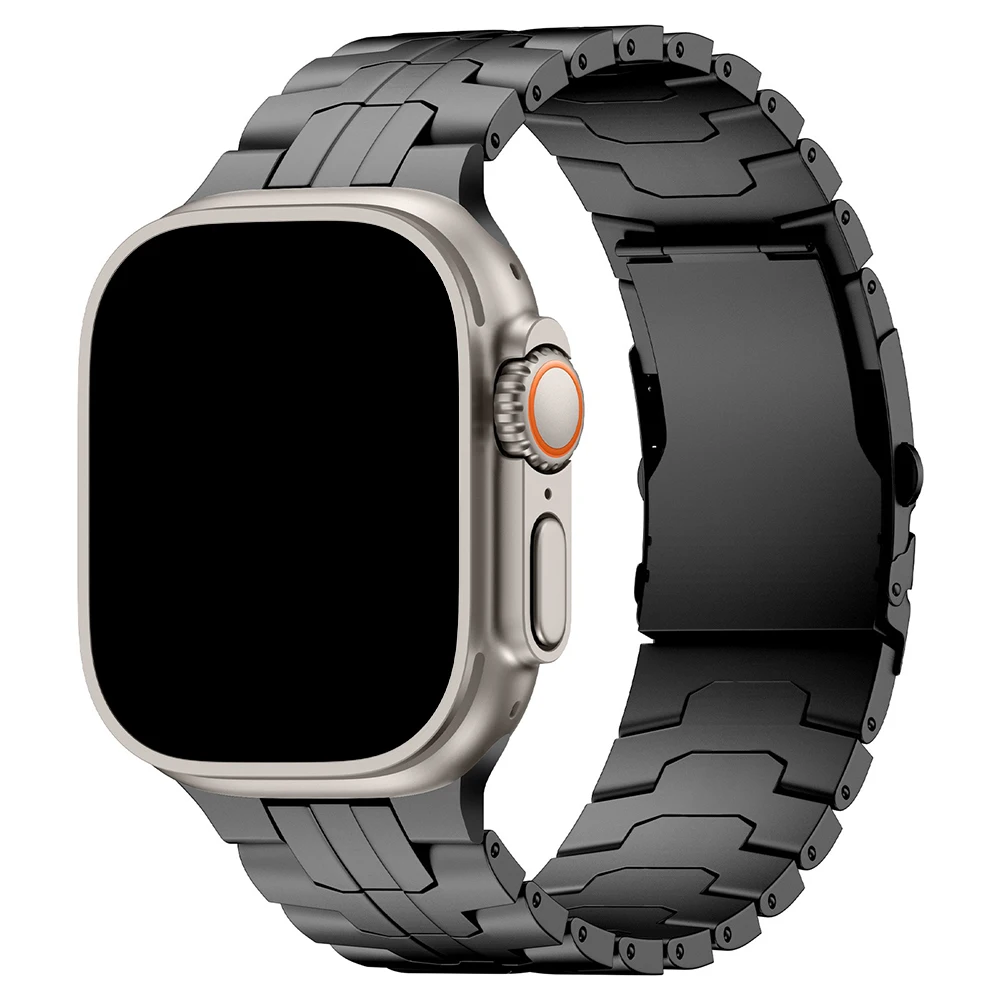 Premium Titanium Metal Watch Strap - Elegant & Durable Bracelet