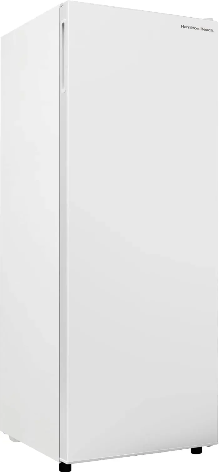 Beach HBFRF6892-WHITE HBFRF6892 Upright Convertible Fridge/Freezer-Reversible Door-Removable Glass Shelves-Adjustable Controls-6 2