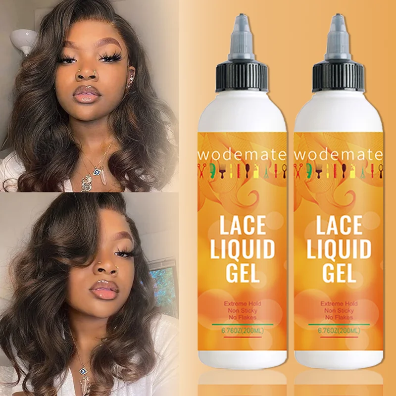 Lace Glue Gel Strong Hold Liquid Glue Gel Invisible Wig Adhesive Clear Edge  Control Styling Gel For Baby Hair Wigs Frontal - AliExpress