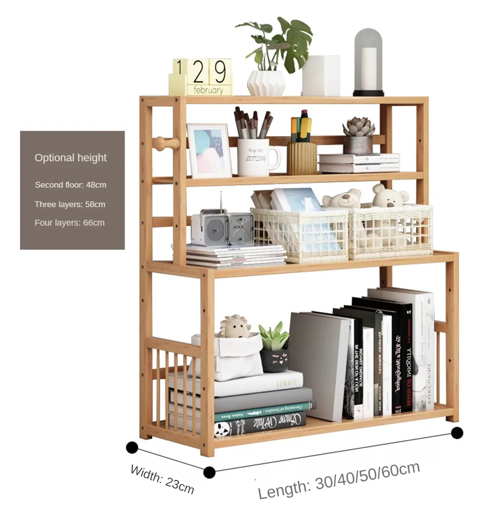 Storage Holders Rack Desk Student Bookshelf Simple Desktop Children Shelving Home Office Simple Small Bookcase Dormitory Storage