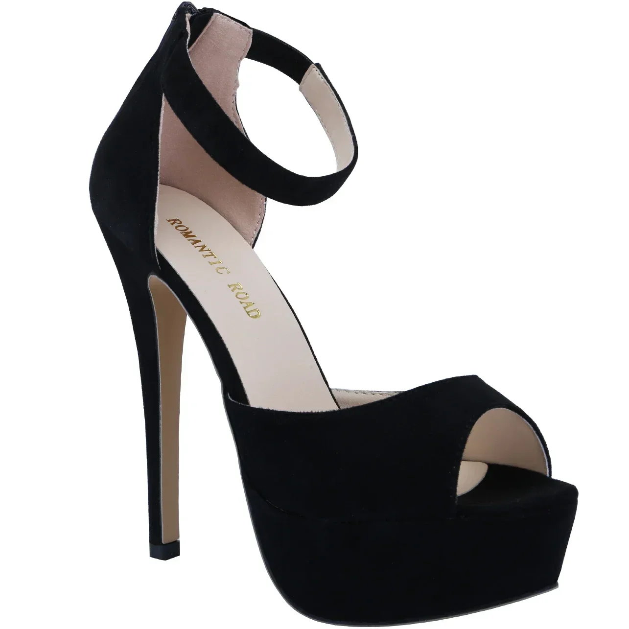 Summer Sexy Pumps Women Platform Sandals Zipper Strap Stripper Pole Dance High Heels Peep Toe Stilettos Lady Party Wedding Shoes women sandals women high heels wedge sandals