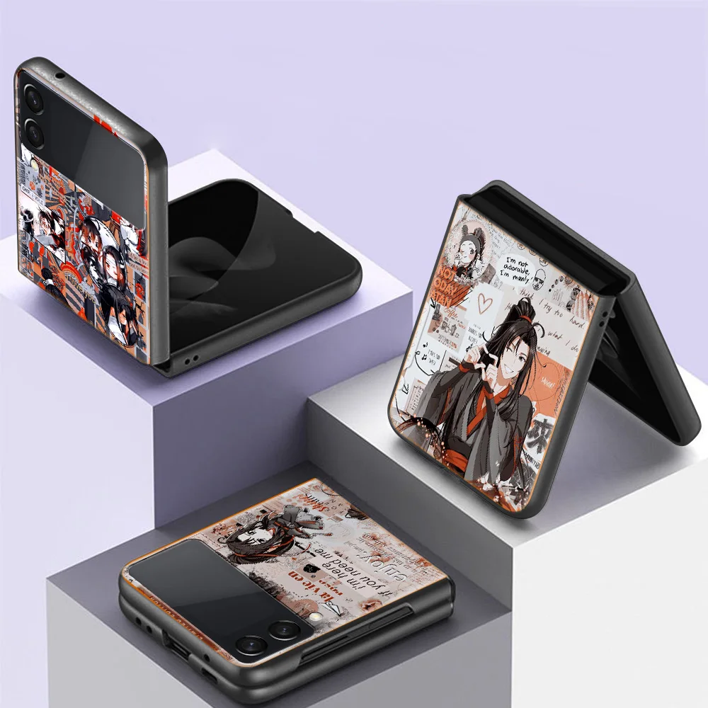 Anime Mo Dao Zu Shi Mdzs Cover Custodia Per Telefono Per Samsung Galaxy Z Flip 3 4 Z Flip 5G Custodia Rigida Antiurto Z Flip 3 5G Z Flip 4 5G
