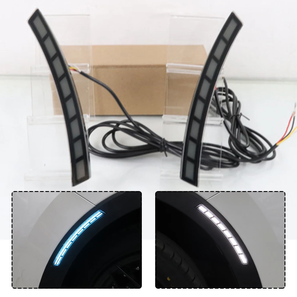 

2pcs Daytime Running Lights For Honda 2023-2024 LED DRL Day Running Wheel Side Marker Light Car Accessories