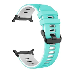 Sports Silicone Strap - No Gaps Design, Ultra Loop Bracelet for Watch Ultra 47mm (TealW)