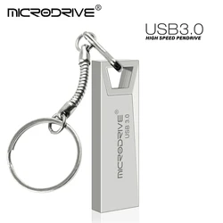High - Capacity USB 3.0 Metal Flash Drive - Versatile Storage Solution (8GB to 512GB) - 64 GB (Silver)