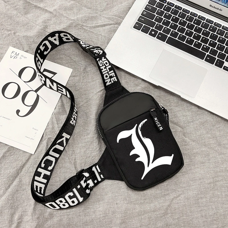 Borsa a Tracolla Cartoon Carina per Uomo Adulto, Sportiva Casual Leggera, Mini Borsa per Telefono con Stampa Anime, Regalo - immagine 2