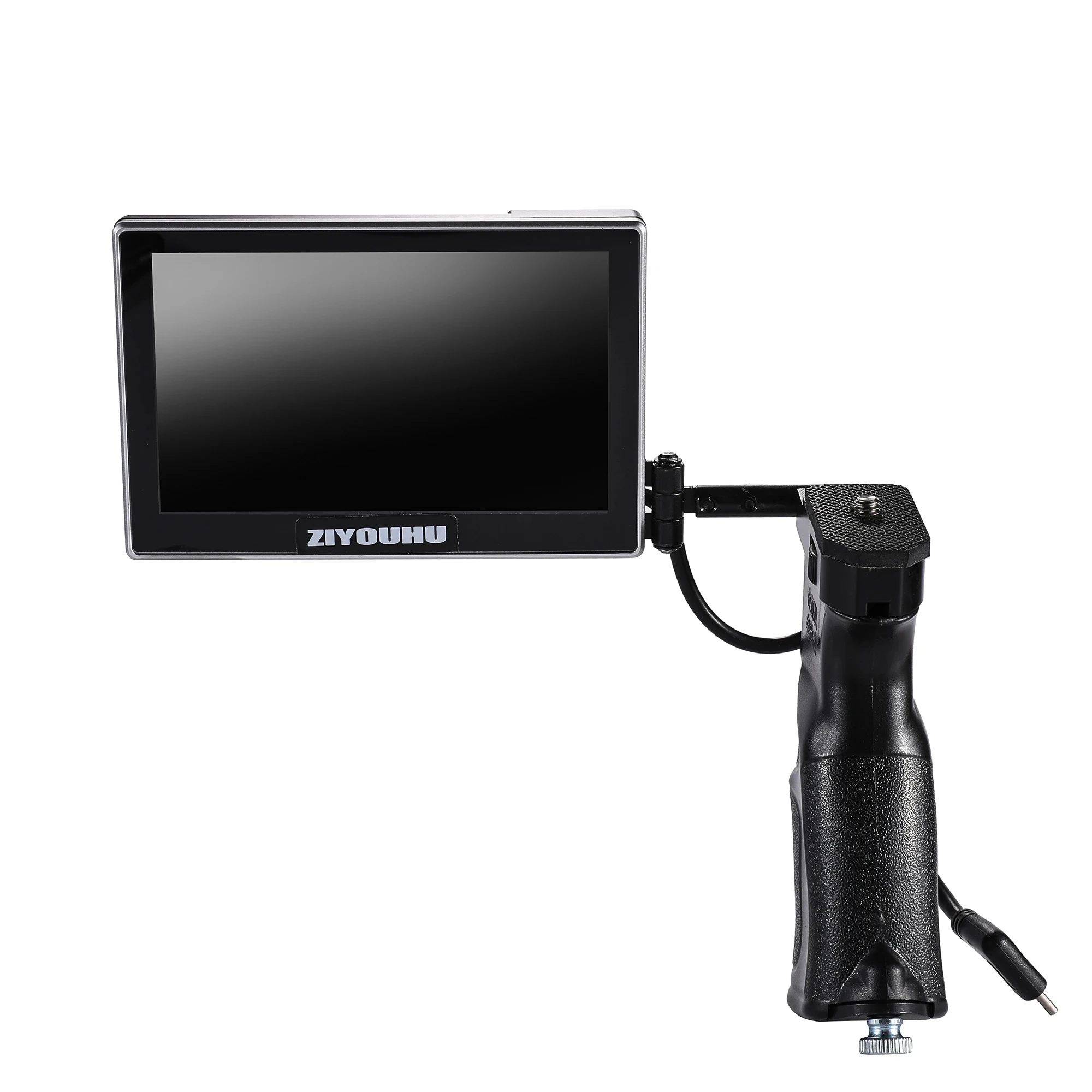 Portable 5.3" Folding Handheld External Display Screen Multiple Types Of Plugs for 1/4 Screw Interface Thermal Imaging Monocular