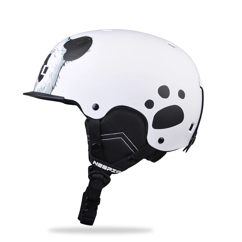 

2024 Ultralight Safety Boy Girls Capacete Sport Mountain Kids Snowboard Helmets with Earmuff Integrally-molded Motorcycle Helmet