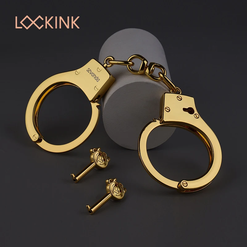 Zinc Alloy Bondage Handcuffs With Lock 1