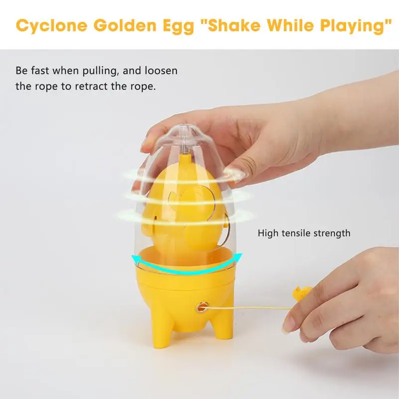 Egg Yolk Mixer, Portable Egg Spinner, Egg Shakers with Grade Silicone Pad,  Egg Spinner for Boiled Golden Eggs, Physical Principle Mix Egg Cooker for