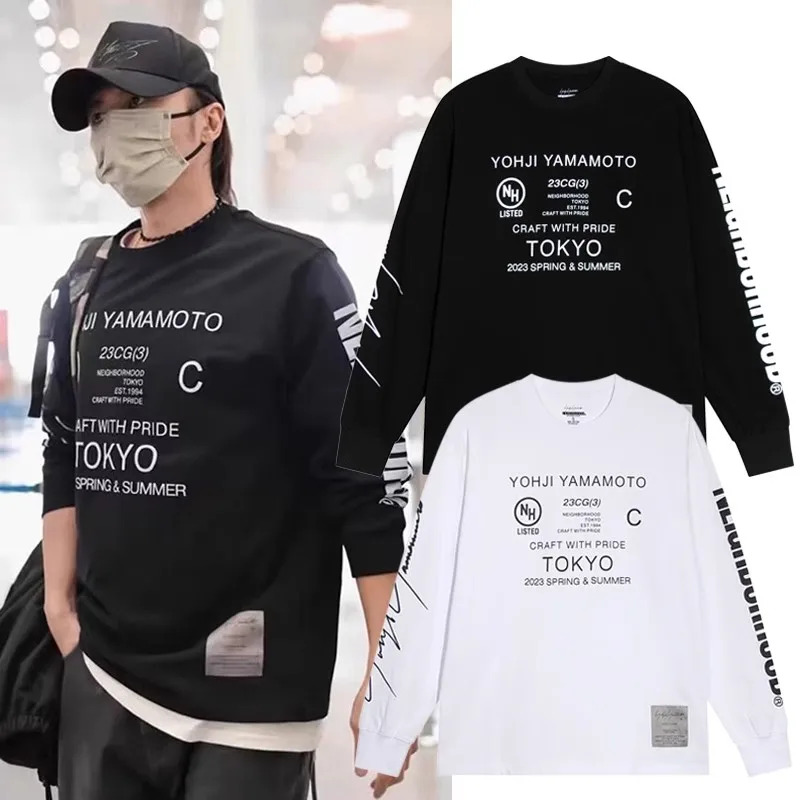 

2023 NEIGHBORHOOD NBHD Cotton Bottom Long Sleeve T-shirt TX993