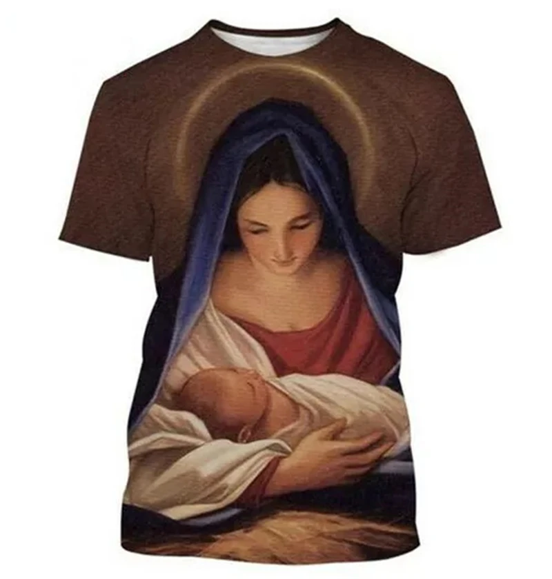 Christian Graphic 3D Print Short Sleeve T Shirt