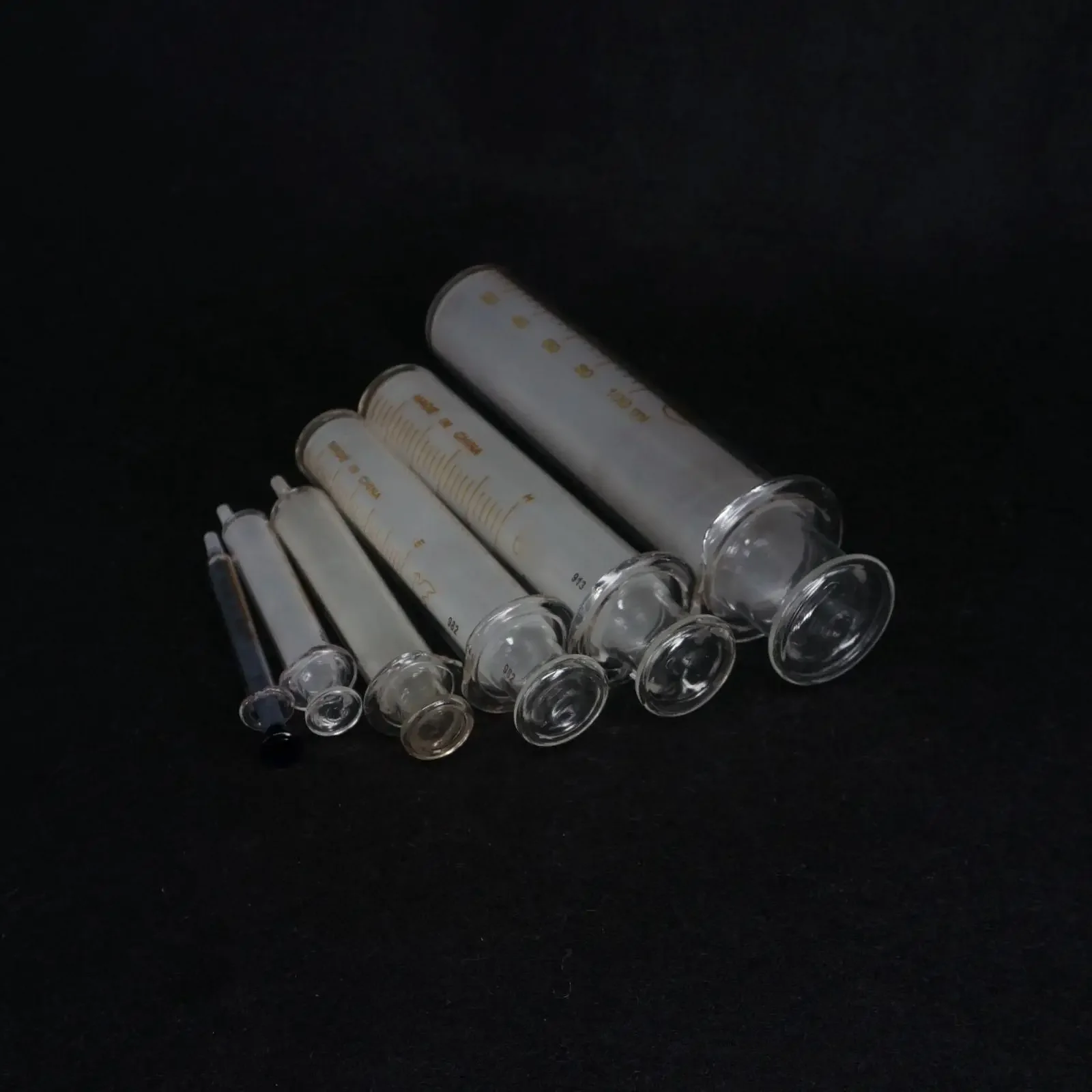 1ml 2ml 5ml 10ml 20ml 30ml 50ml 100ml Glass Syringe Injector Lab Sampler Standard Diameter Caliber Precision Medical