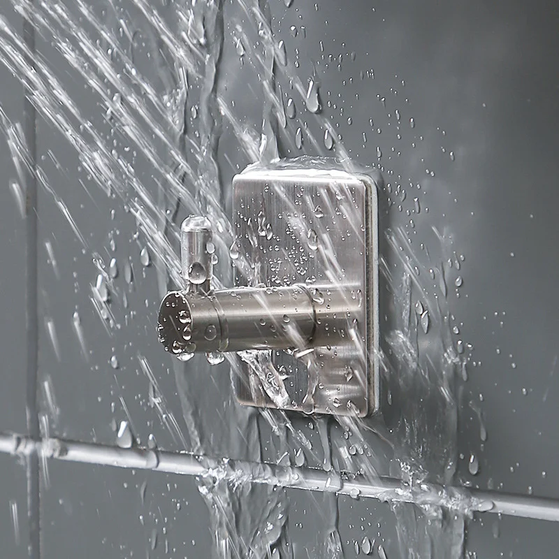 1 PCS Stainless Steel Wall Hooks Towel Clothes Rack Kitchen Bathroom Multi-Purpose Hangers Heavy Duty Hooks