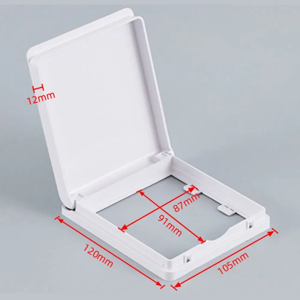 Wall-mounted switch protective cover self-adhesive 86 type protection socket plastic electric plug cover bathroom socket protective cover