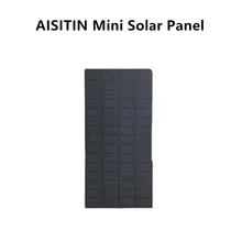 

AISITIN 15V High Power Solar Panel Outdoor Waterproof Hike Camping Portable Cells Power Bank Battery Solar Charger