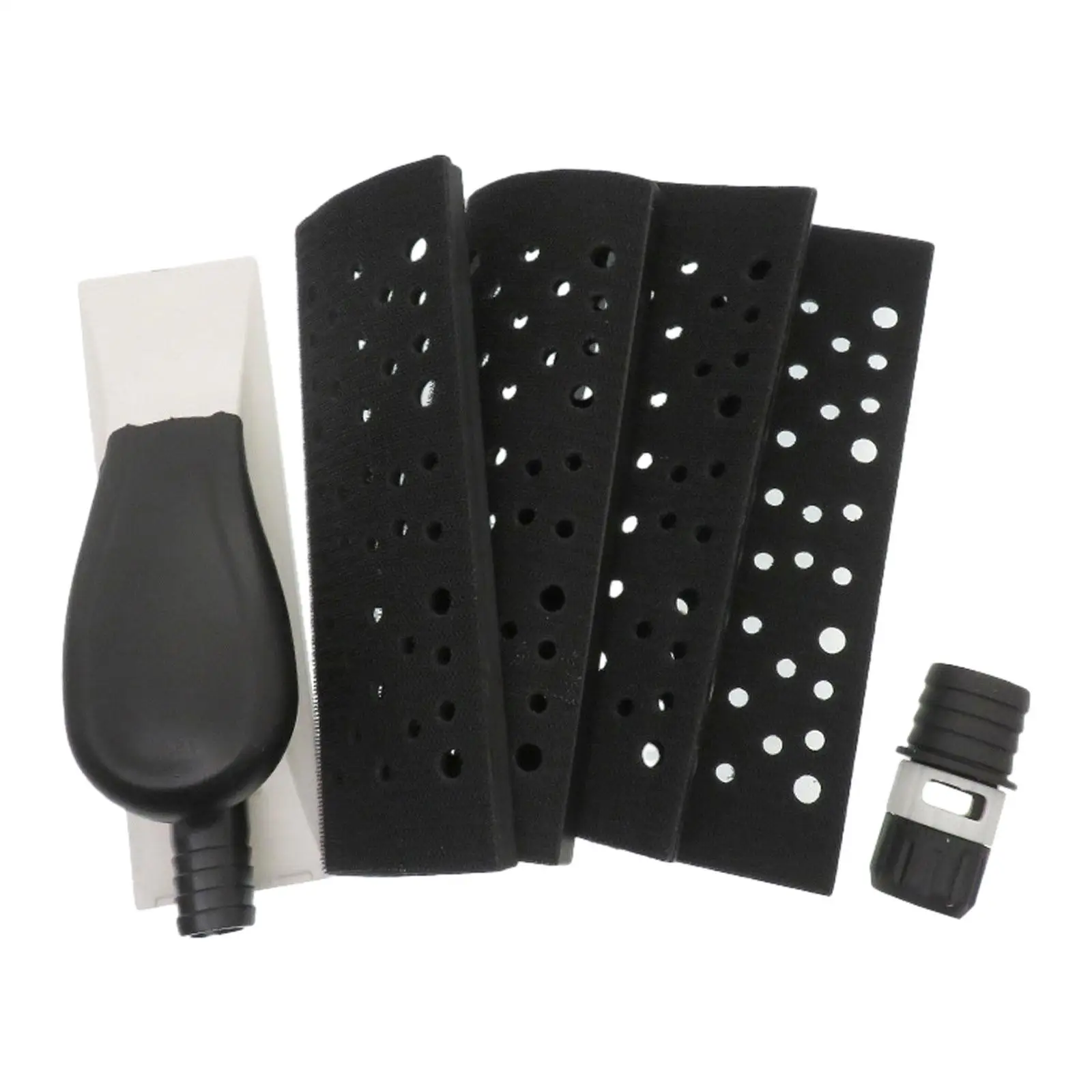 

5 Pieces Vacuum Hand Sanding Block Dust for Metalworking Industrial Shops
