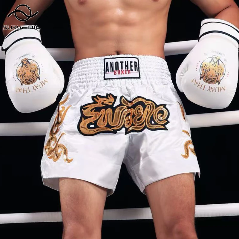Short De Muay Thai Anotherboxer Unisexe - Polyester - Pour Sports De Combat