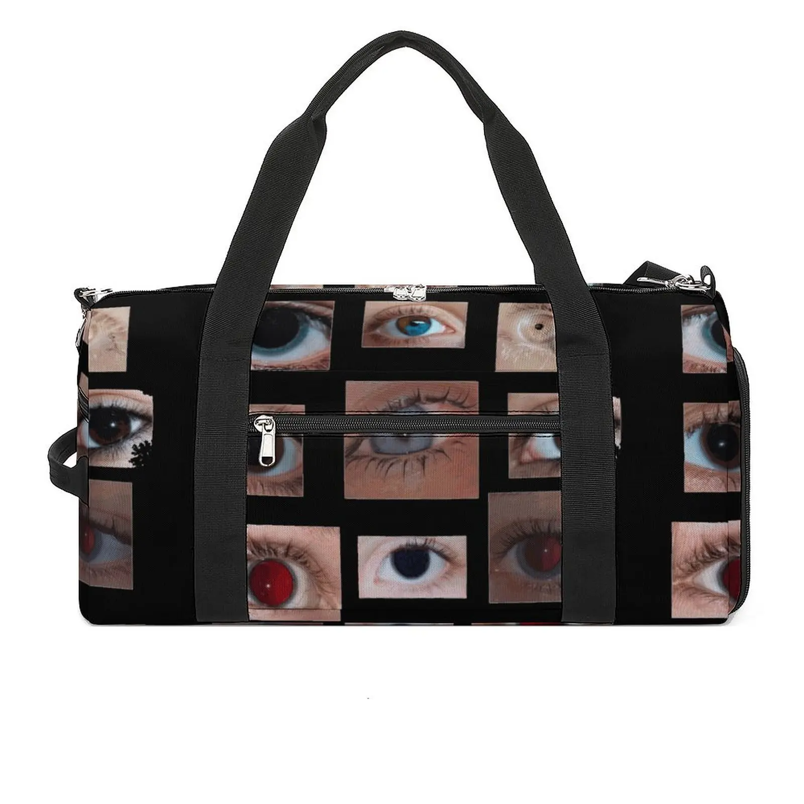 

Eyes Print Sport Bags Loves Eyes Sethtic Large Capacity Gym Bag Oxford Men's Printed Handbag Travel Training Retro Fitness Bag