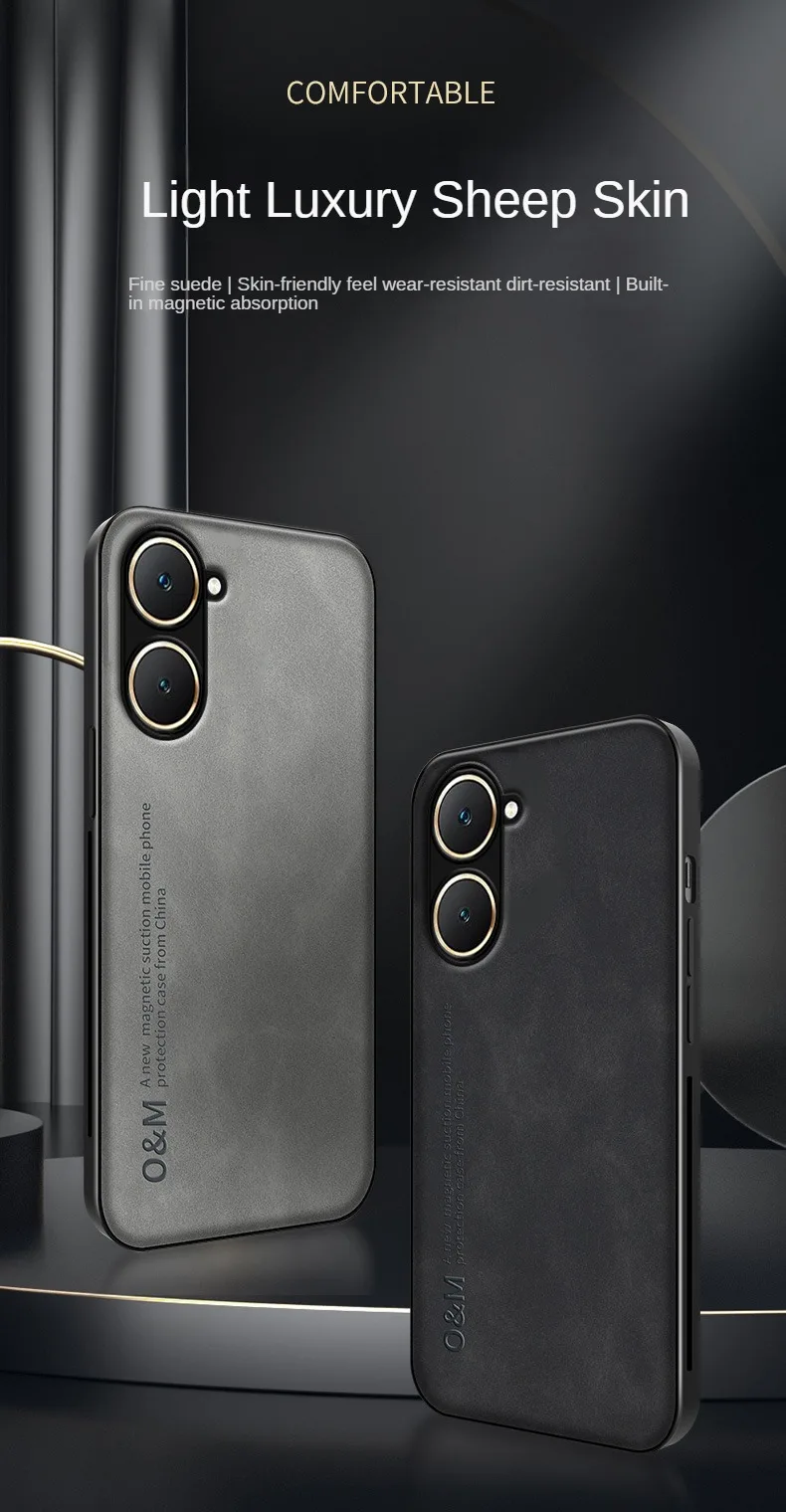 Shockproof Phone Case For Vivo Magnetic Car Mount Protective Cover_voghion.com