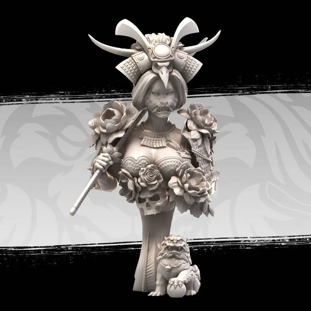 

1/9 Resin Model Bust GK， Unassembled and unpainted kit