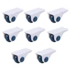 8 Pcs Adhesive Roller Storage Case Caster Bins with Brake Self-adhesive Sticky Casters The Hips Wheels 1
