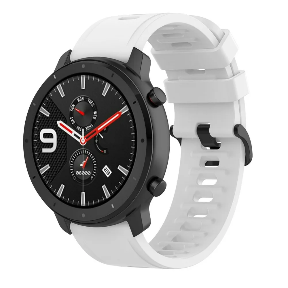 Silicone Sport Watchband – 20/22mm Replacement Strap