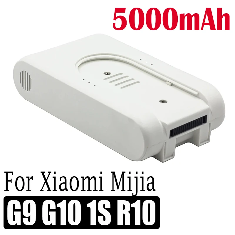 

25.2V 5000mAh Rechargeable Lithium-Ion Battery Pack for Xiaomi Mijia G9 G10 Wireless Vacuum Cleaner 3000mAh Accessories