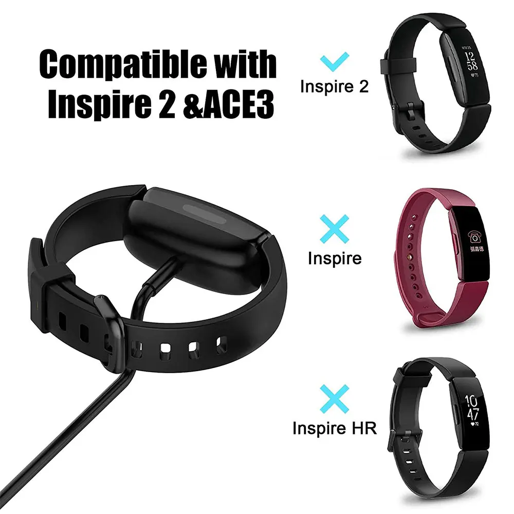 ð USB  Fibit Inspire2 Inspire 2   ̺ Smartwatch  