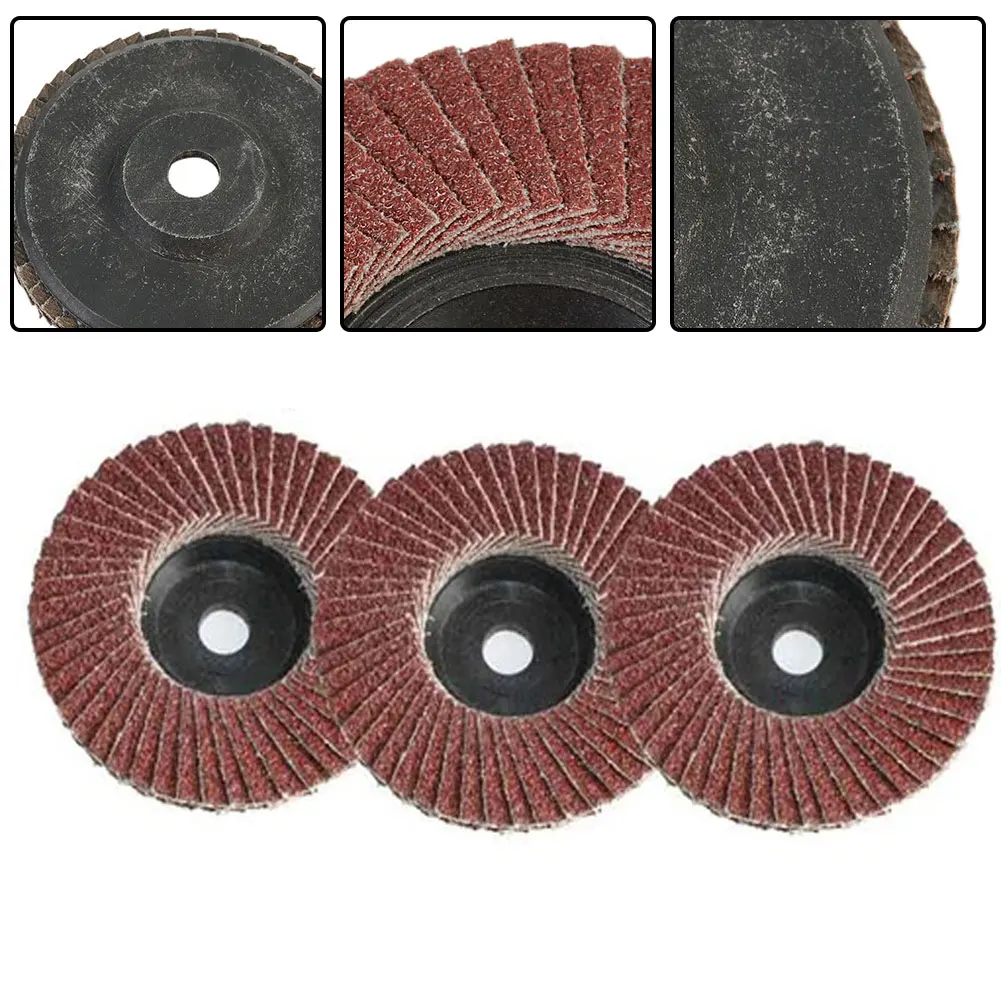 

3pcs 3 Inch Grinding Wheels Flap Discs Angle Grinder Sanding Disc Metal Carbon Steel Weld Grinding Fast Cutting Abrasive Tool