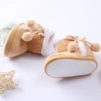 Toddler Shoe Cozy Fleece Snow Boots Winter Baby Girl Shoes Warm Baby Footwear for Newborn Toddlers 2