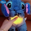 Disney Stitch Baby Sleeping Companion Sound Soothing Musical Plush Toy With Air Bag Doll Breathing Toys Gifts Kawaii Toys 1