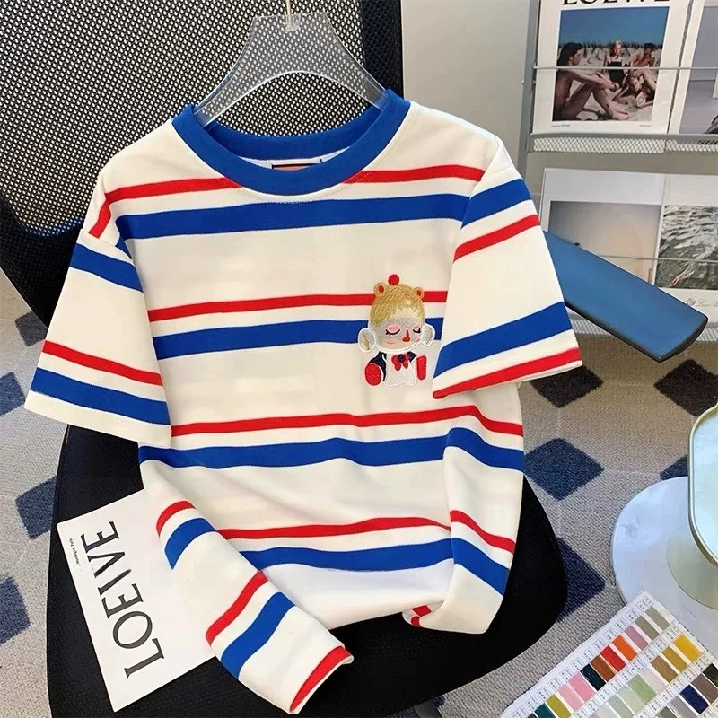 3046 blue and white stripes