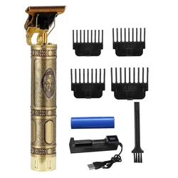 Tondeuse à barbe professionnelle T9, rasoir électrique Rechargeable, barbier, Machine pour couper les cheveux 