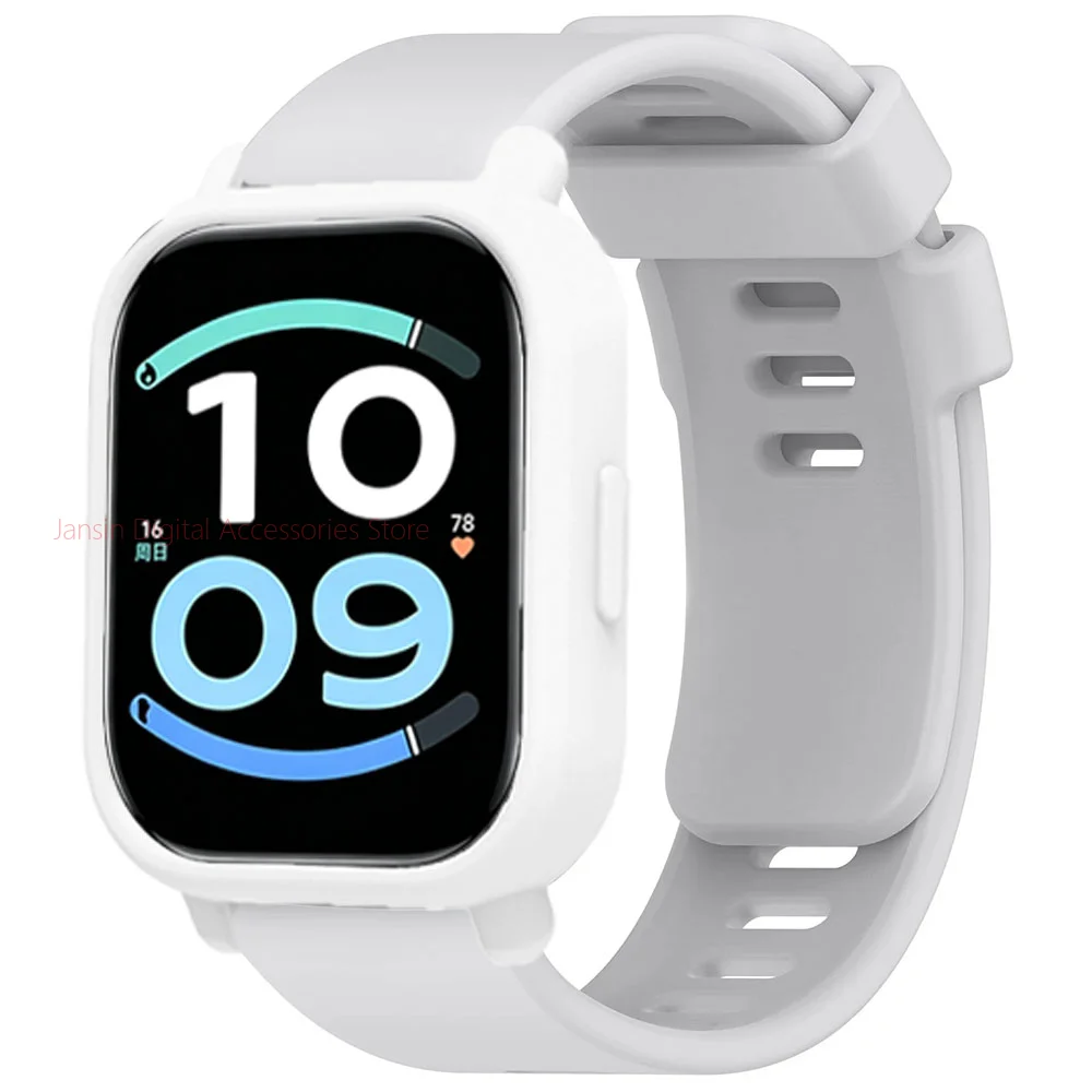 Enhanced Sports Bracelet with TPU Case and Silicone Wristband - Versatile Hollow Out Cover Strap Accessory