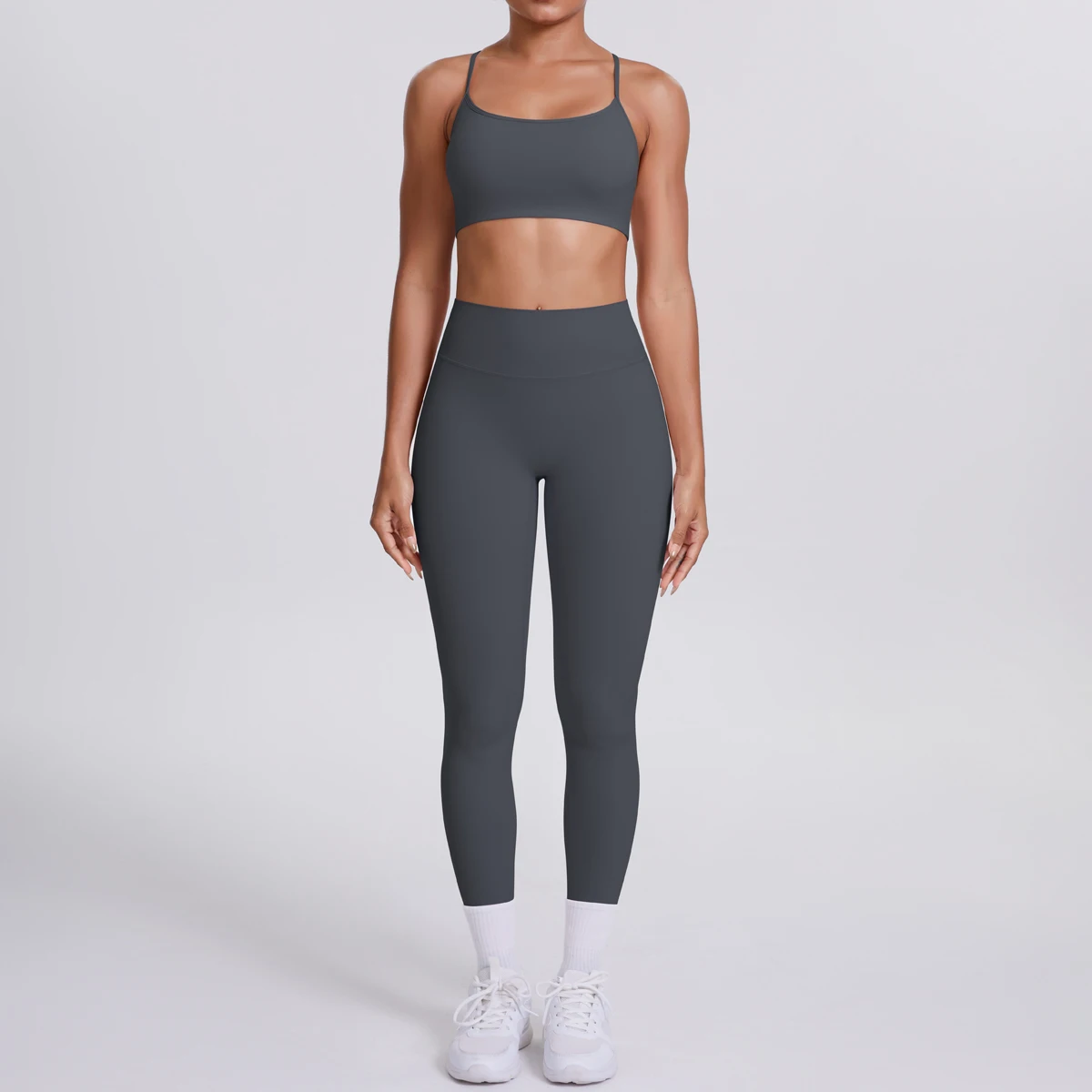 Women's Yoga Suit – Seamless Sports Bra & High Waist Leggings | Breathable Quick Dry Activewear