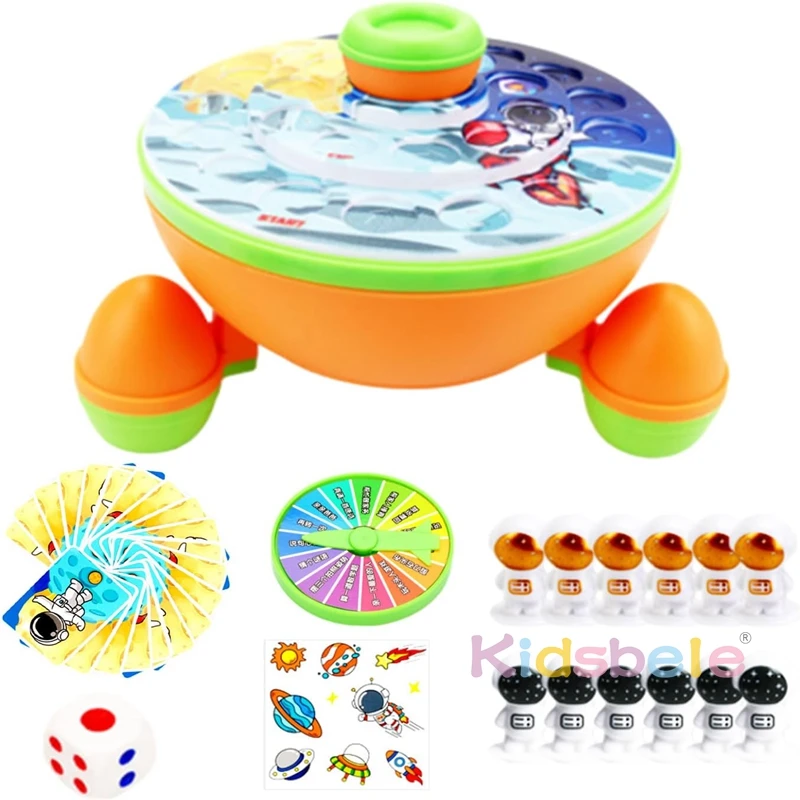 Space Board Game Creative Astronaut Toy Educational Board Game Funny Table Games for Boys, Girls, Party 6