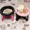 Pet Bowl New Spine Protection High Feet Neck Protection With Stand Food Bowl Non Slip Base BPA Free Material For Cats Dogs 2