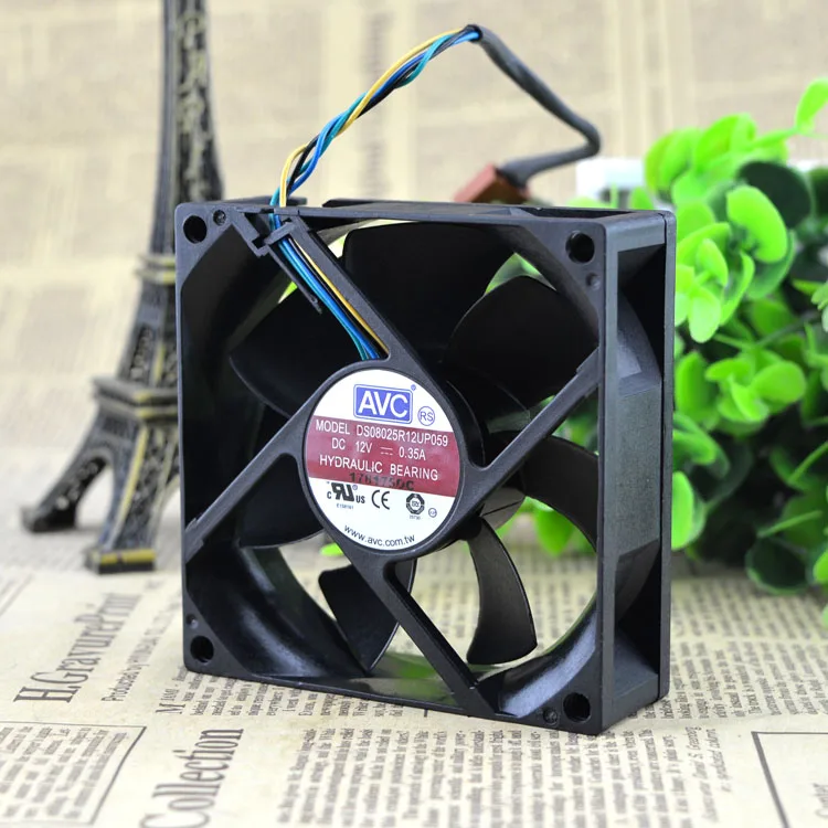 

Оригинальный/8025 12В 0.35A DS08025R12UP059 4-контактный PWM вентилятор